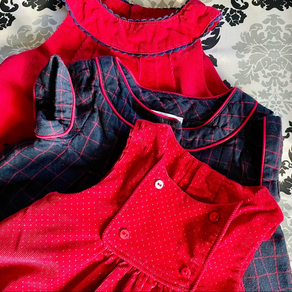 Jacadi baby girl dresses LOT 3, EUC